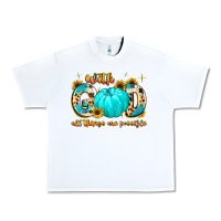 White with god all things are possible  copy Urban Heavy Tee - MaliasSmallBusiness