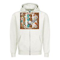 Oatmeal Heather senior 2023 volleyball Zipper Hoodie - TumblerDesignByShophia