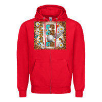 Red senior 2023 volleyball Zipper Hoodie - TumblerDesignByShophia