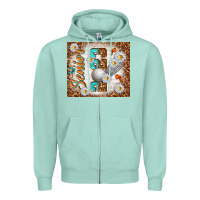 Seafoam senior 2023 volleyball Zipper Hoodie - TumblerDesignByShophia