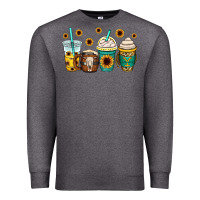 Charcoal Heather yellowstone coffee cups Premium Sweatshirt - OliviaCreatesArt