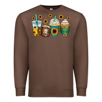 Chestnut yellowstone coffee cups Premium Sweatshirt - OliviaCreatesArt