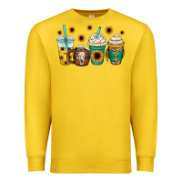 Lemon yellowstone coffee cups Premium Sweatshirt - OliviaCreatesArt