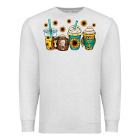 Oatmeal Heather yellowstone coffee cups Premium Sweatshirt - OliviaCreatesArt