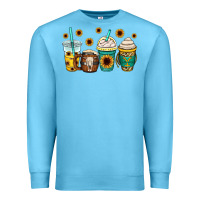 Ocean Blue yellowstone coffee cups Premium Sweatshirt - OliviaCreatesArt