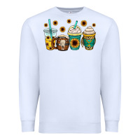 White yellowstone coffee cups Premium Sweatshirt - OliviaCreatesArt