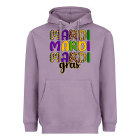 Lavender mardi mardi mardi gras Heavyweight Hoodie - OliviaCreatesArt