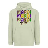 Matcha mardi mardi mardi gras Heavyweight Hoodie - OliviaCreatesArt