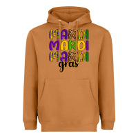 Meerkat mardi mardi mardi gras Heavyweight Hoodie - OliviaCreatesArt