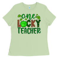 Matcha one lucky teacher Ladies Tee - Artiststas