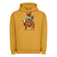 Pigment Peanut Butter Christmas cow sheep and chicken Urban Hoodie - LillyAllenDesigns