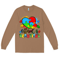 Toasted Coconut different is beautiful Long Sleeve Tee - Artiststas