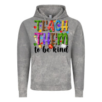 Cloud Rock teach them to be kind Vintage Hoodie - NancyCooperArtShop