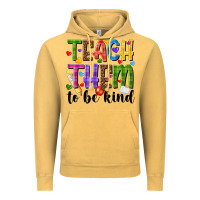 Vintage Mustard teach them to be kind Vintage Hoodie - NancyCooperArtShop