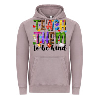 Vintage Zinc teach them to be kind Vintage Hoodie - NancyCooperArtShop