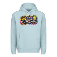 Blue Mist inked mama mother's day Premium Hoodie - HowdyJamesFarm