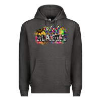 Charcoal Heather inked mama mother's day Premium Hoodie - HowdyJamesFarm