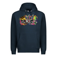 Navy inked mama mother's day Premium Hoodie - HowdyJamesFarm