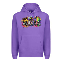 Purple inked mama mother's day Premium Hoodie - HowdyJamesFarm