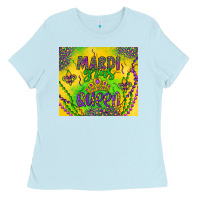 Baby Blue mardi gras queen Ladies Tee - Artiststas