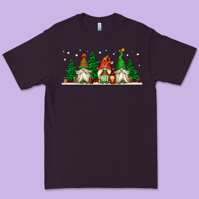 Christmas Gnomes Premium Tee Designed By Jasminsmagicworld