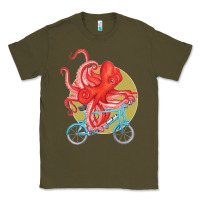 Army Green Cycling octopus Classic Tee - Bettercallsaul