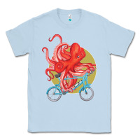 Dusty Blue Cycling octopus Classic Tee - Bettercallsaul