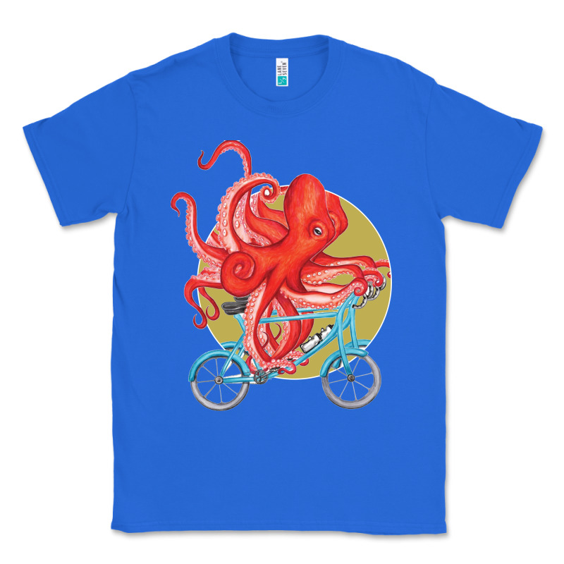 Cycling Octopus Classic Tee by Bettercallsaul | Teevron