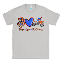 Moon Dust Peace Love Motocross Classic Tee - RanaPortraitStore