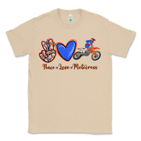 Mushroom Peace Love Motocross Classic Tee - RanaPortraitStore