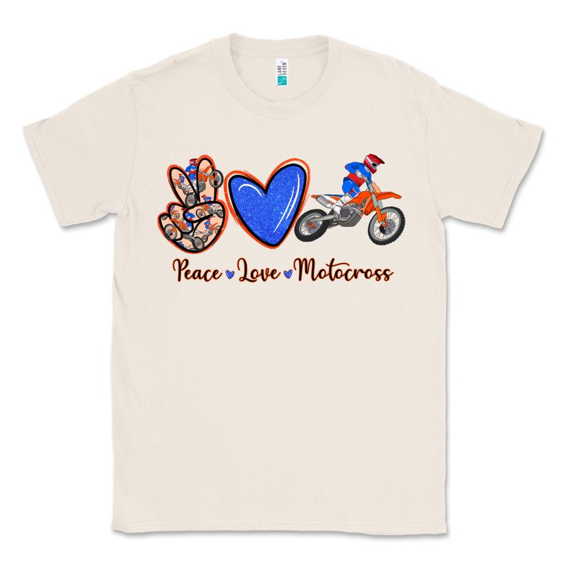 Peace Love Motocross Classic Tee by RanaPortraitStore | Teevron