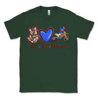 Sports Green Peace Love Motocross Classic Tee - RanaPortraitStore