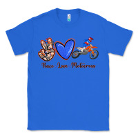 True Royal Peace Love Motocross Classic Tee - RanaPortraitStore