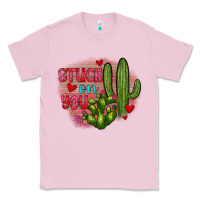 Bubblegum Pink stuck on you cactus Classic Tee - JahusDesignShop