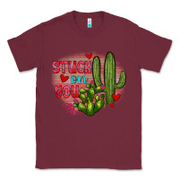 Burgundy stuck on you cactus Classic Tee - JahusDesignShop