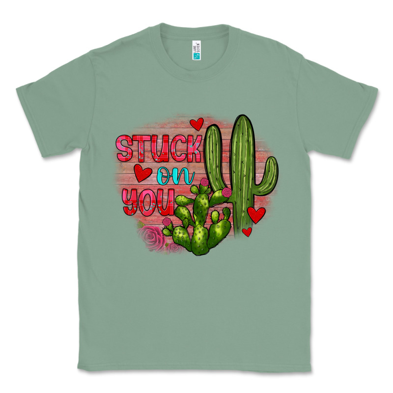 Stuck On You Cactus Classic Tee by JahusDesignShop | Teevron