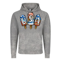 Cloud Rock USA Patriotic Leopard Popsicles Vintage Hoodie - Jasminsmagicworld