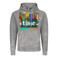 Cloud Rock school time Vintage Hoodie - NancyCooperArtShop