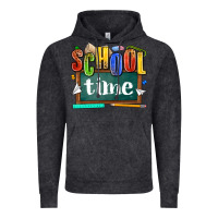 Vintage Black school time Vintage Hoodie - NancyCooperArtShop