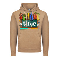 Vintage Coffee school time Vintage Hoodie - NancyCooperArtShop