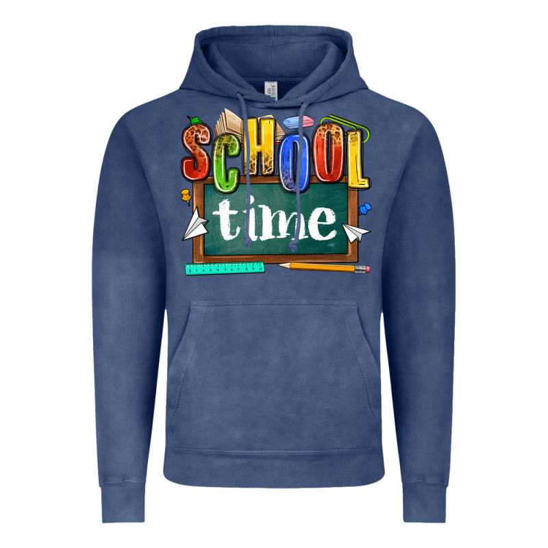 School Time Vintage Hoodie by NancyCooperArtShop | Teevron