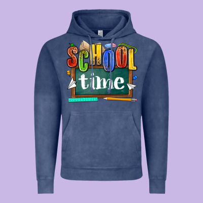 School Time Vintage Hoodie Designed By Nancycooperartshop