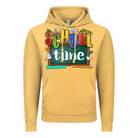 Vintage Mustard school time Vintage Hoodie - NancyCooperArtShop