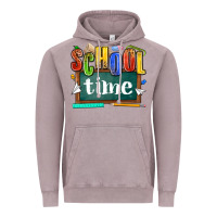 Vintage Zinc school time Vintage Hoodie - NancyCooperArtShop