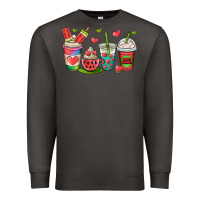 Smoke watermelon summer coffee cups Premium Sweatshirt - OliviaCreatesArt