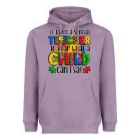 Lavender it takes a special teacher to hear what a child can't say Heavyweight Hoodie - OliviaCreatesArt