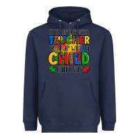 Navy it takes a special teacher to hear what a child can't say Heavyweight Hoodie - OliviaCreatesArt