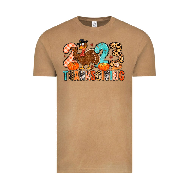 2023 Thanksgiving Vintage Tee by MaliasSmallBusiness | Teevron