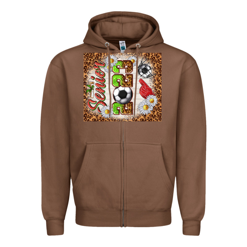 Senior 2023 Soccer Zipper Hoodie by TumblerDesignByShophia | Teevron
