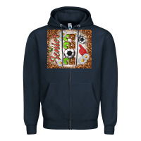 Navy senior 2023 soccer Zipper Hoodie - TumblerDesignByShophia